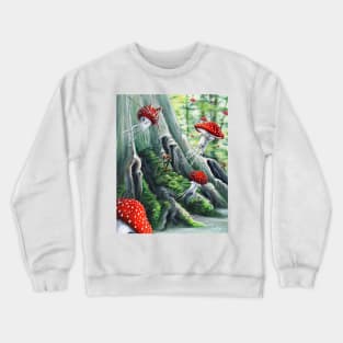 The Great Mushroom Migration Crewneck Sweatshirt